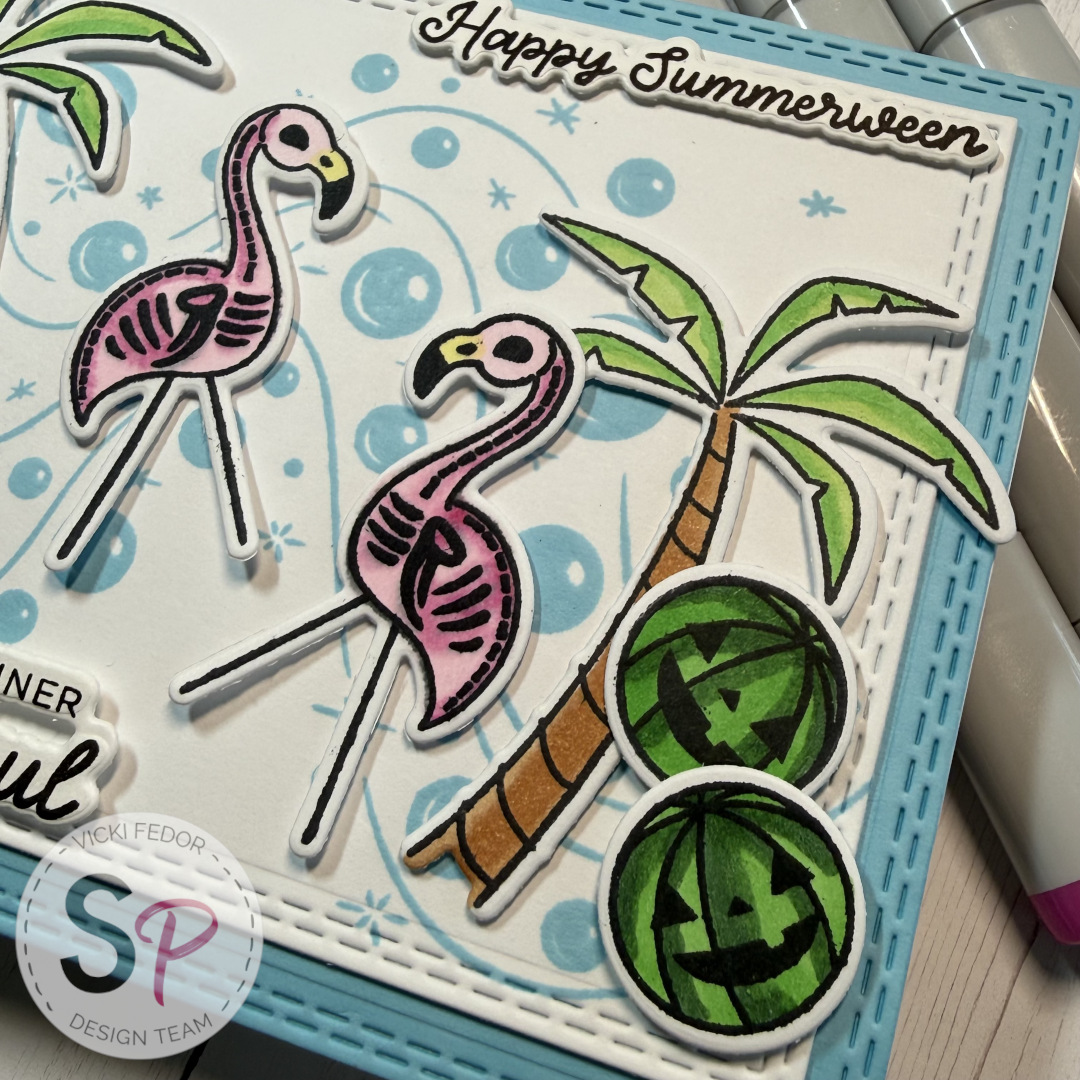 ScrapbookPal Design Team: Hero Arts Beach Boos and Ghoul&nbsp;Summer
